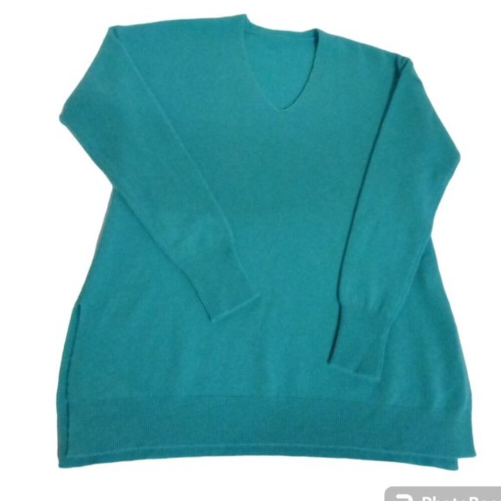 PROJECT turquoise cashmere sweater sz M